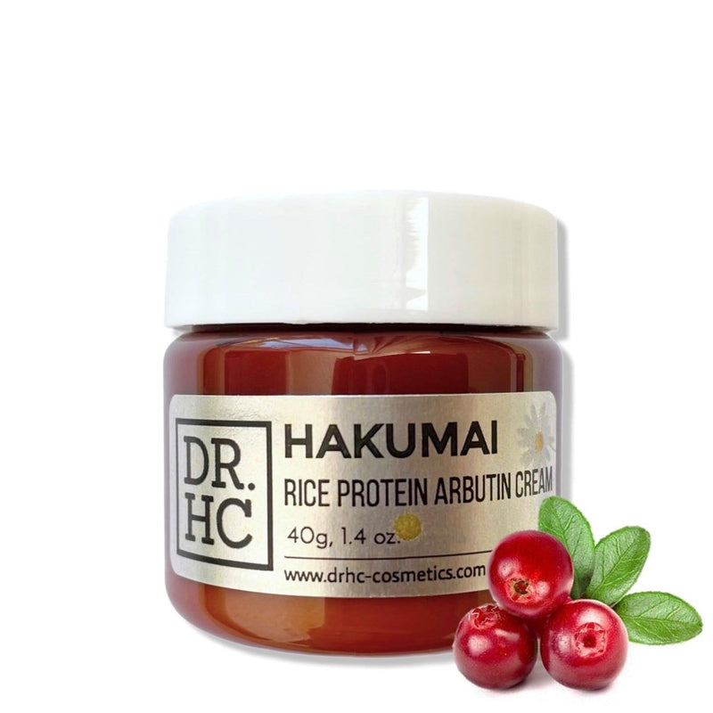 DR.HC Hakumai Rice Protein Arbutin Cream (25~40g, 0.9~1.4oz) (Skin brightening, Anti-acne, Anti-blemish, Anti-aging...)