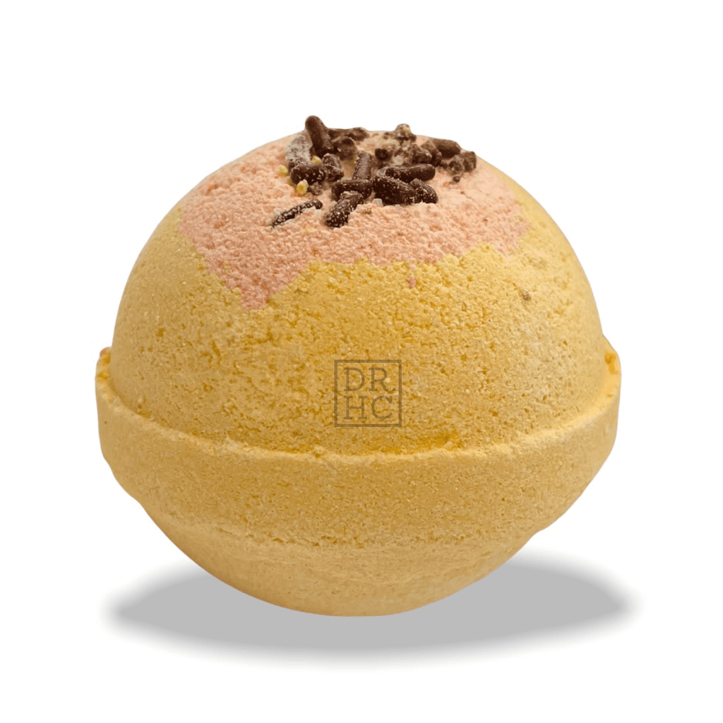 DR.HC Natural Fizzy Bath Bomb - PUMPKIN SPICE (128g, 4.5oz.) - Bath Bomb - DR.HC - Aromatherapy, ▸WHOLESALE, ●All Skin Types, ★Good for BABY, ★Good for SPA, ★Must be GLUTEN-FREE, ★Must be VEGAN - DR.HC Cosmetic Lab