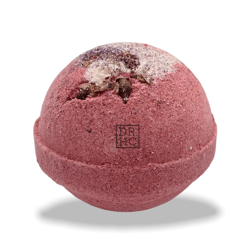 DR.HC Natural Fizzy Bath Bomb - ROSE HEAVEN (128g, 4.5oz.) - Bath Bomb - DR.HC - Aromatherapy, ▸WHOLESALE, ●All Skin Types, ★Good for BABY, ★Good for SPA, ★Must be GLUTEN-FREE, ★Must be VEGAN - DR.HC Cosmetic Lab
