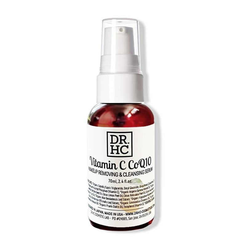 DR.HC Vitamin C CoQ10 Makeup Removing & Cleansing Serum (70ml, 2.4 fl.oz.) (Firming, Skin toning, Anti-aging, Anti-inflammatory...)