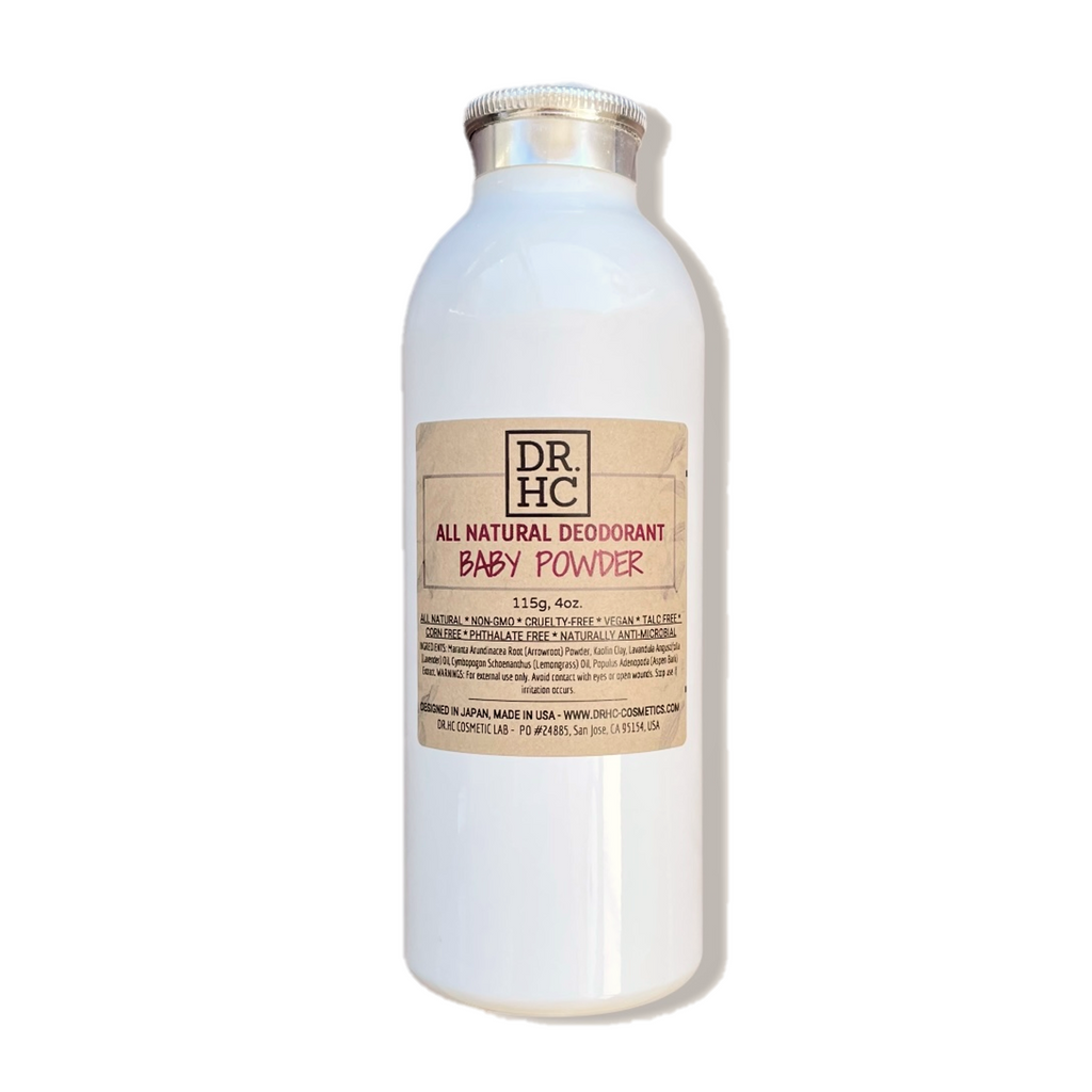 All-Natural Deodorant Baby Powder (115g, 4oz.)