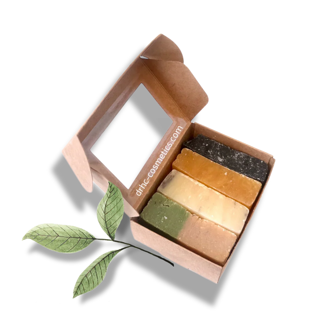 Sample Set of 4 Organic Soap Bars - PL Stocked Formulas