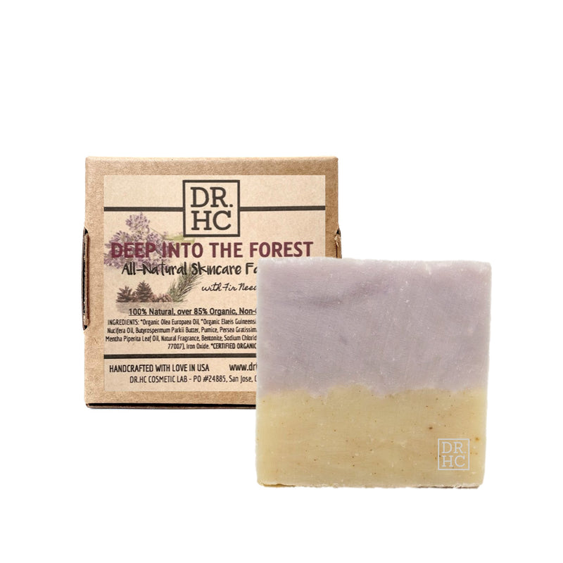 All-Natural Skincare Face Soap - Deep Into The Forest (110g, 3.8oz.)