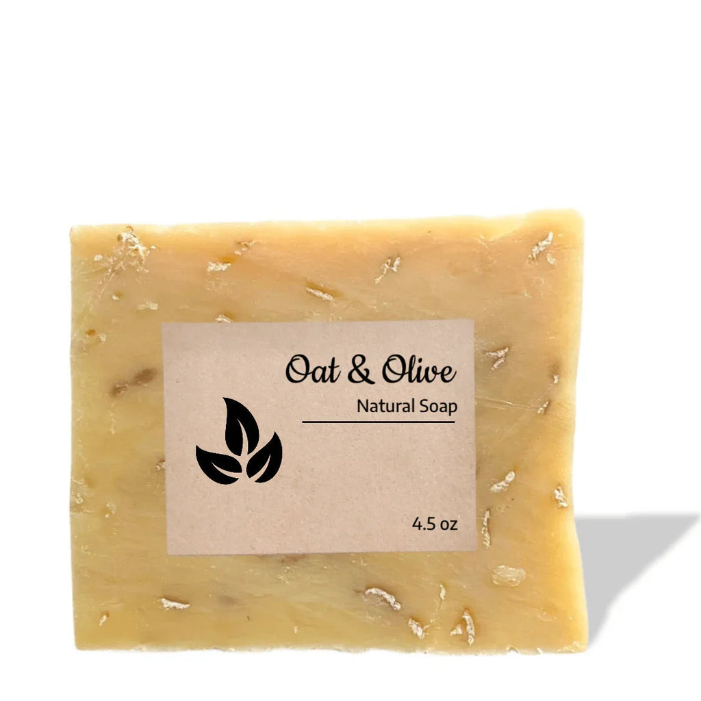 Oat & Olive Natural Soap (4.5 oz.) - Private Label Soap - Private Label - ▸PRIVATELABEL, ★Must be VEGAN - DR.HC Cosmetic Lab