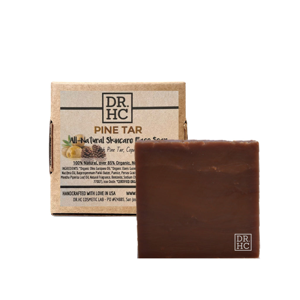 All-Natural Skincare Face Soap - Pine Tar (110g, 3.8oz)