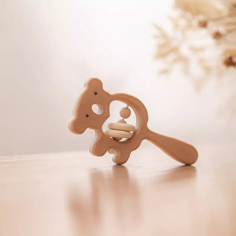 Custom-Made Baby Wooden Rattle