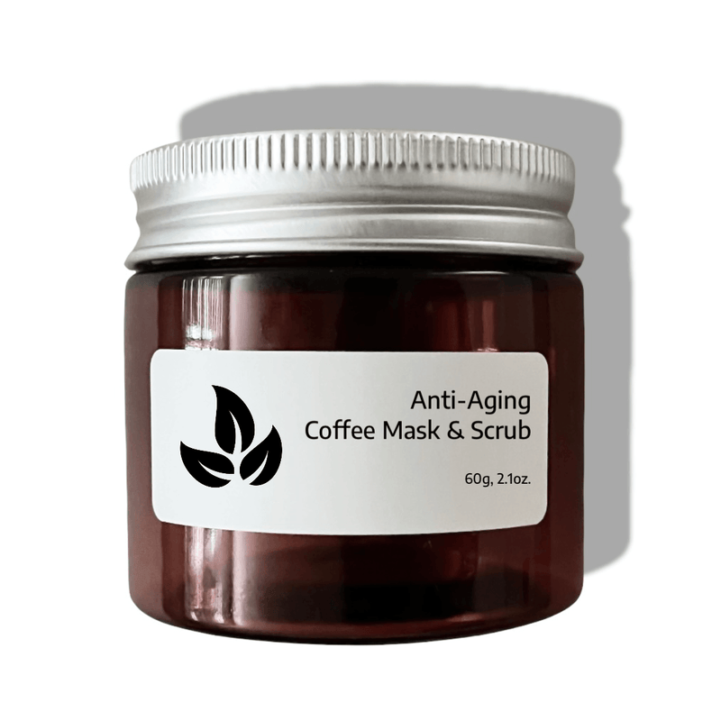 Anti-Aging Coffee Mask & Scrub (60g, 2.1oz.) - Private Label Masque - Private Label - ▸PRIVATELABEL, ★Must be VEGAN - DR.HC Cosmetic Lab