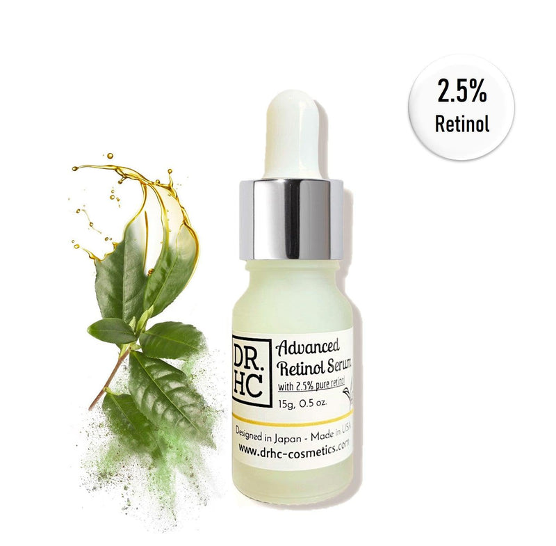 SIÊU TINH CHẤT 2.5% RETINOL TRỊ/NGỪA MỤN, CHỐNG LÃO HÓA, XÓA NHĂN, MỜ THÂM NÁM - DR.HC ADVANCED RETINOL SERUM (15g, 0.5oz.) 