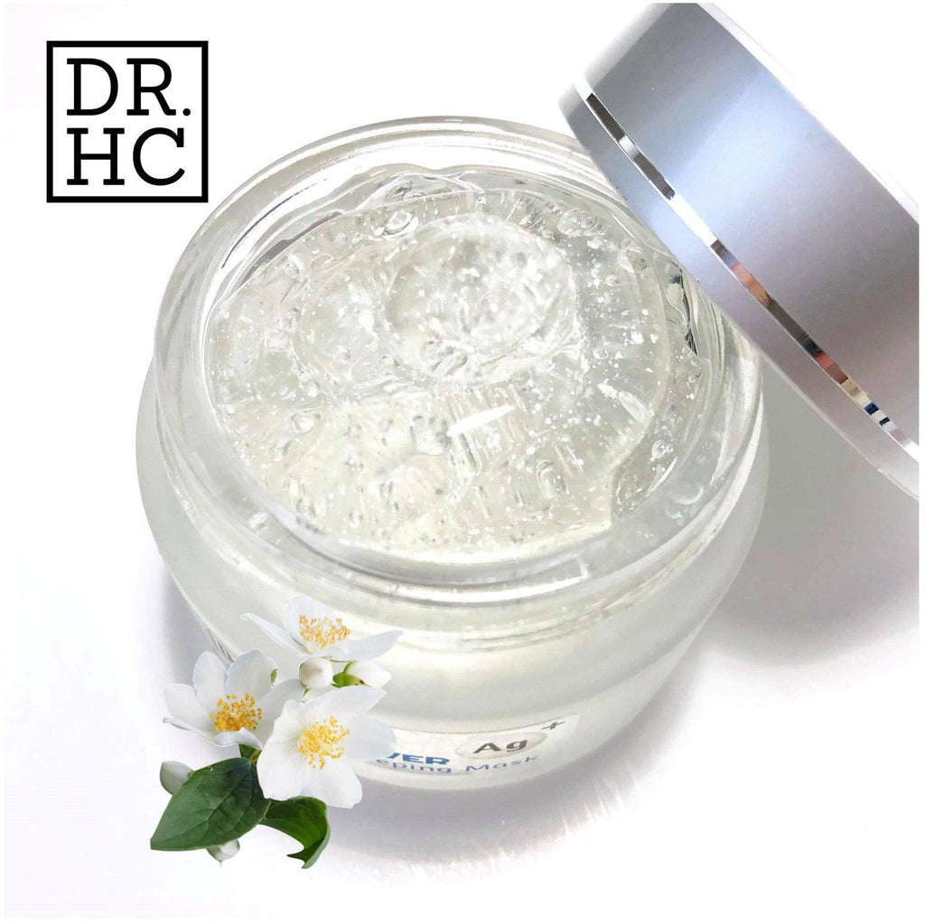 DR.HC Colloidal Silver Concentrated Cool Sleeping Mask (25~40g, 0.9~1.4oz) (Anti-acne, Anti-scar, Anti-blemish, Skin recovery...)
