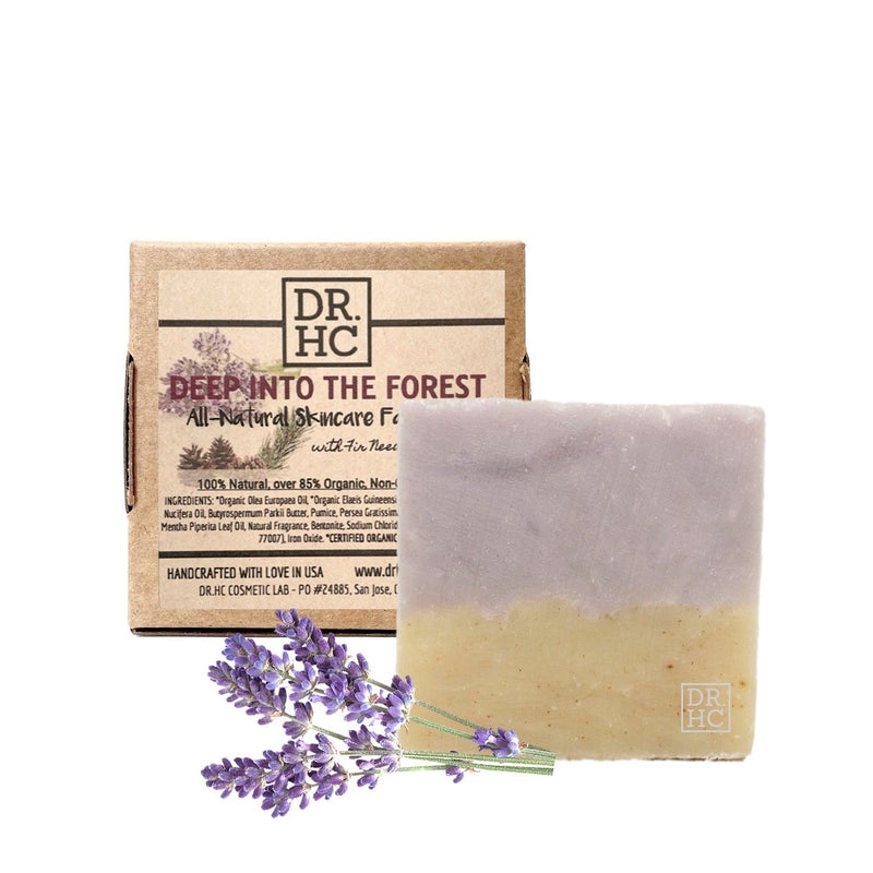 DR.HC Deep Into The Forest All-Natural Skincare Face Soap (110g, 3.8oz.) (Skin recovery, Anti-scar, Anti-acne, Anti-aging...) - Face Soap Bar - DR.HC - Anti Inflammatory, Anti Scar, Anti-acne, Anti-aging, Antibacterial, Aromatherapy, dropship ronen, Moisturizing, Softening, ■LITE, ▸DROPSHIP, ▸WHOLESALE, ●All Skin Types, ●Sensitive Skin, ●Skin with Breakouts, ●Super-Dry Skin, ●Super-Oily Skin, ★Good for BABY, ★Good for MEN, ★Good for PREGNANCY, ★Must be GLUTEN-FREE, ★Must be VEGAN - DR.HC Cosmetic Lab