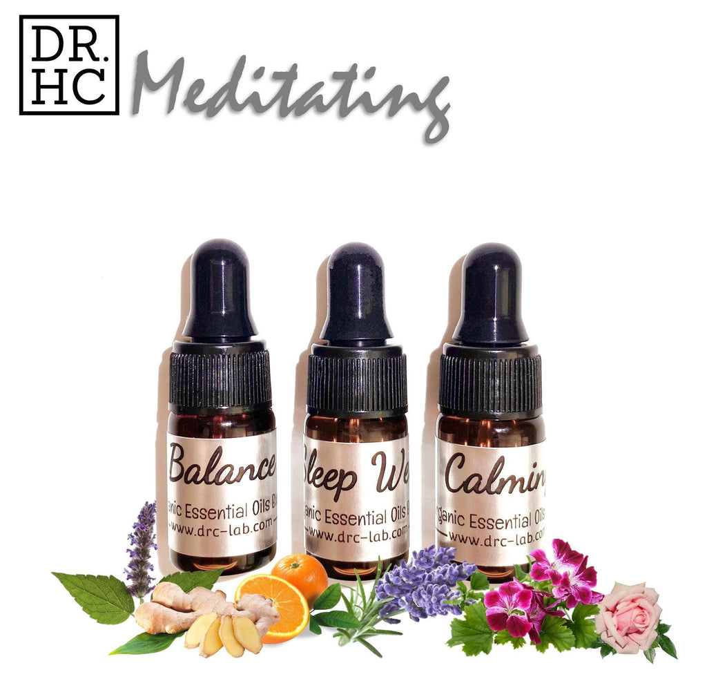 DR.HC Face & Body Therapy Ultra-Pure Healthy Essential Oil Blend Set - MEDITATING (5ml x Set of 3)