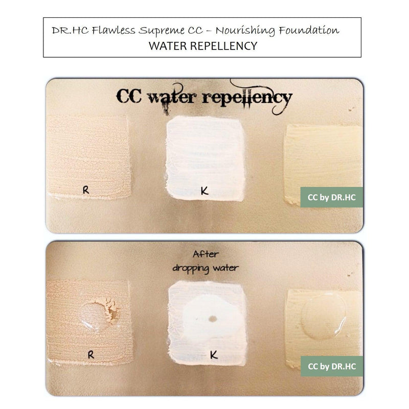 DR.HC Flawless Supreme CC 6 in 1 Nourishing Cream Foundation (5 Shades) (30g, 1oz.) (Natural UV Care, Skin brightening, Anti-acne, Anti-aging...)