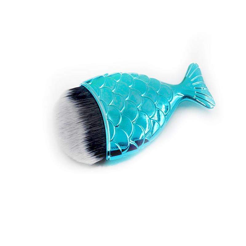 DR.HC Lucky Mermaid Brush (for Powder, Blush...) - Beauty Tool - DR.HC - ▸DROPSHIP, ●All Skin Types, ★Good for PREGNANCY - DR.HC Cosmetic Lab