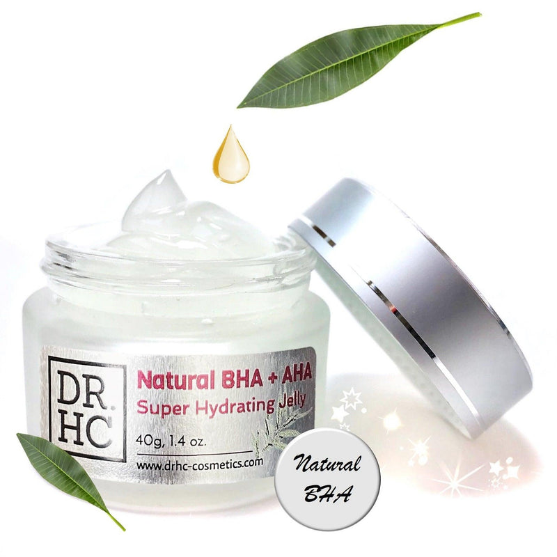 DR.HC Natural BHA + AHA Super Hydrating Jelly (25~40g, 0.9~1.4oz) (Skin brightening, Anti-acne, Anti-blemish, Oil balancing, Anti-aging...)