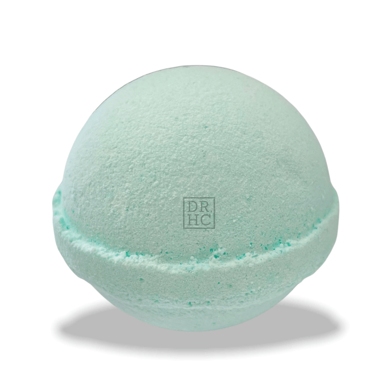 DR.HC Natural Fizzy Bath Bomb - EUCALYPTUS MINT (128g, 4.5oz.) - Bath Bomb - DR.HC - Aromatherapy, ▸WHOLESALE, ●All Skin Types, ★Good for BABY, ★Good for SPA, ★Must be GLUTEN-FREE, ★Must be VEGAN - DR.HC Cosmetic Lab