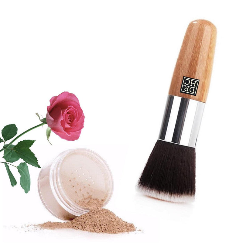 DR.HC Natural Wood Brush (for Liquid foundation, Powder...) - Beauty Tool - DR.HC - ▸DROPSHIP, ●All Skin Types, ★Good for PREGNANCY - DR.HC Cosmetic Lab