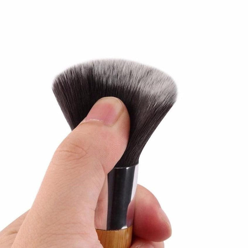 DR.HC Natural Wood Brush (for Liquid foundation, Powder...) - Beauty Tool - DR.HC - ▸DROPSHIP, ●All Skin Types, ★Good for PREGNANCY - DR.HC Cosmetic Lab